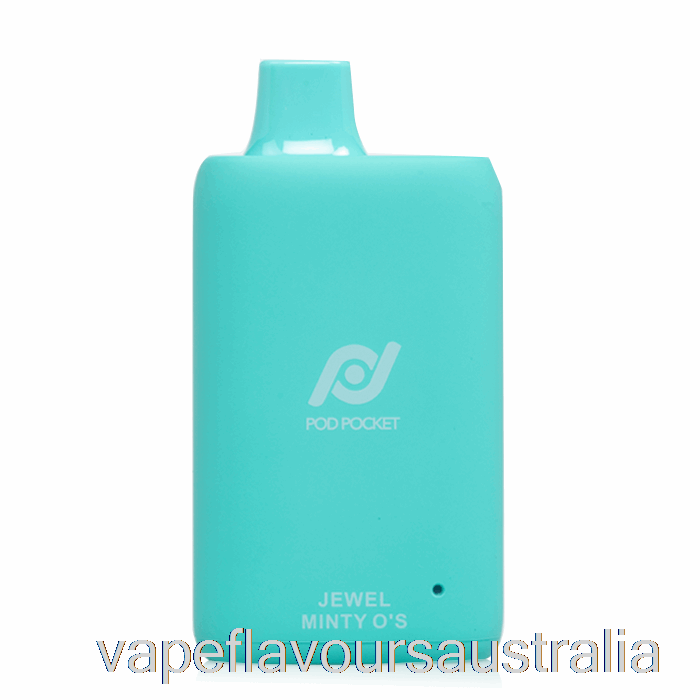 Vape Flavours Australia Pod Pocket 7500 0% Zero Nicotine Disposable Jewel Minty O's